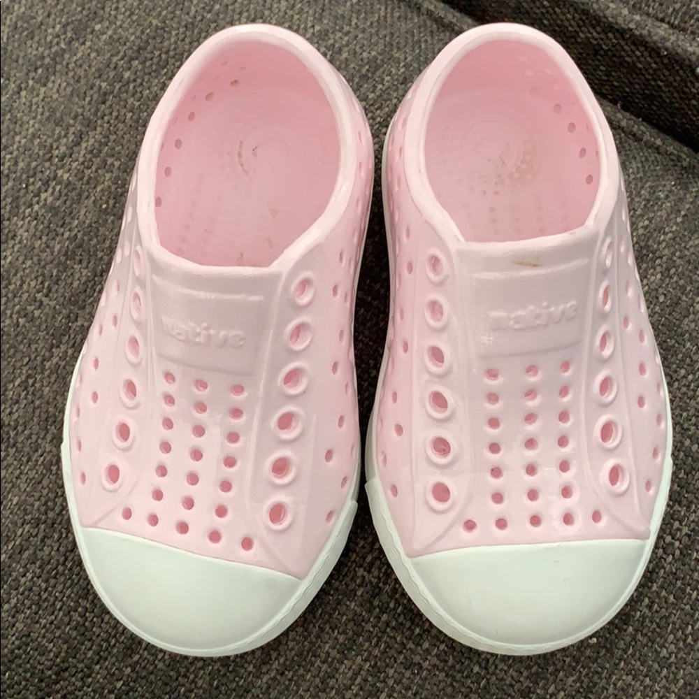 Toddler Pink Native Water Friendly Slip-On Shoe
